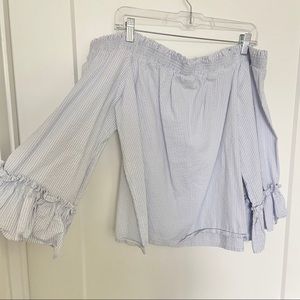 Off the shoulder banana republic top